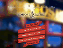 Tablet Screenshot of gosporteats.com